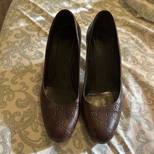 Brown Gucci Heels 7